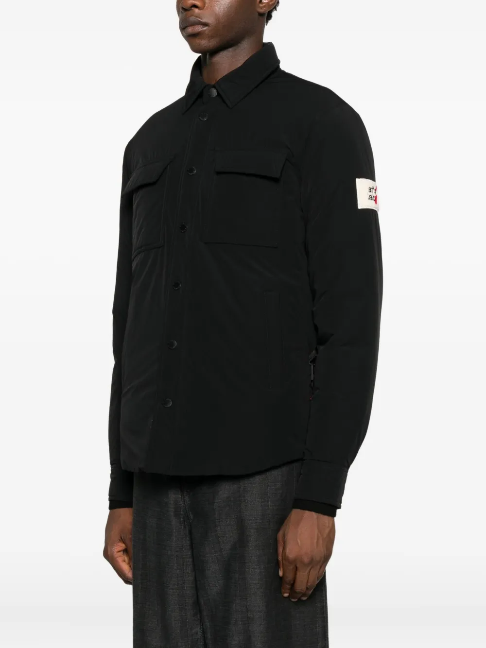 AFTER LABEL Belluno jack met knopen Zwart