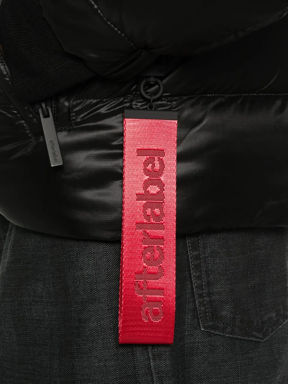 AFTER LABEL Verbier jack met capuchon Zwart