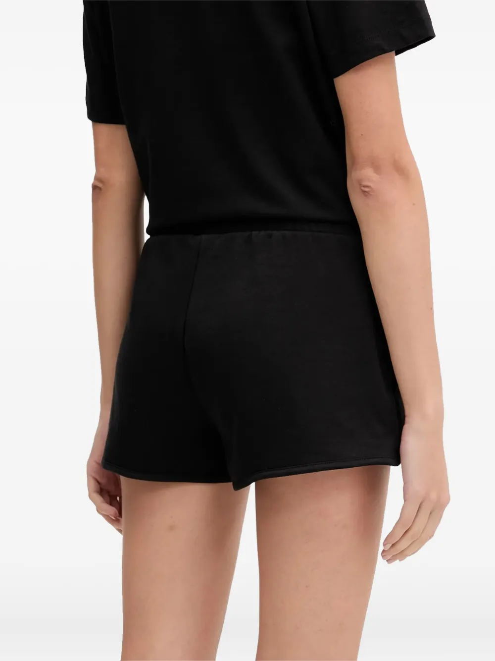 Karl Lagerfeld Jeans Drawstring-waist Shorts In Black