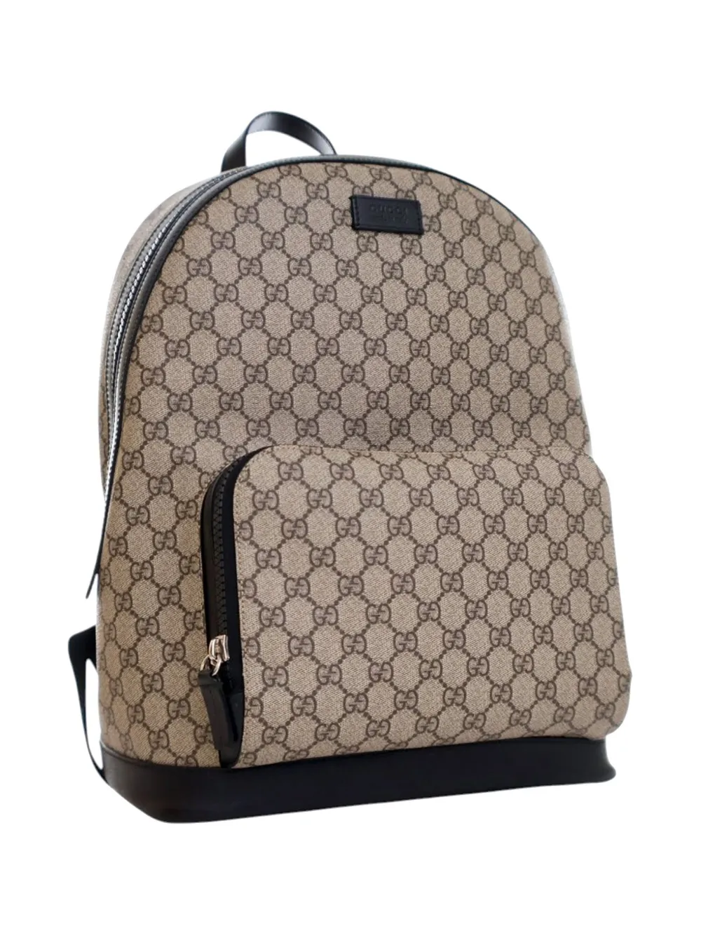Pre-owned Gucci 2016-2025 Medium Gg Supreme Eden Backpack In Brown