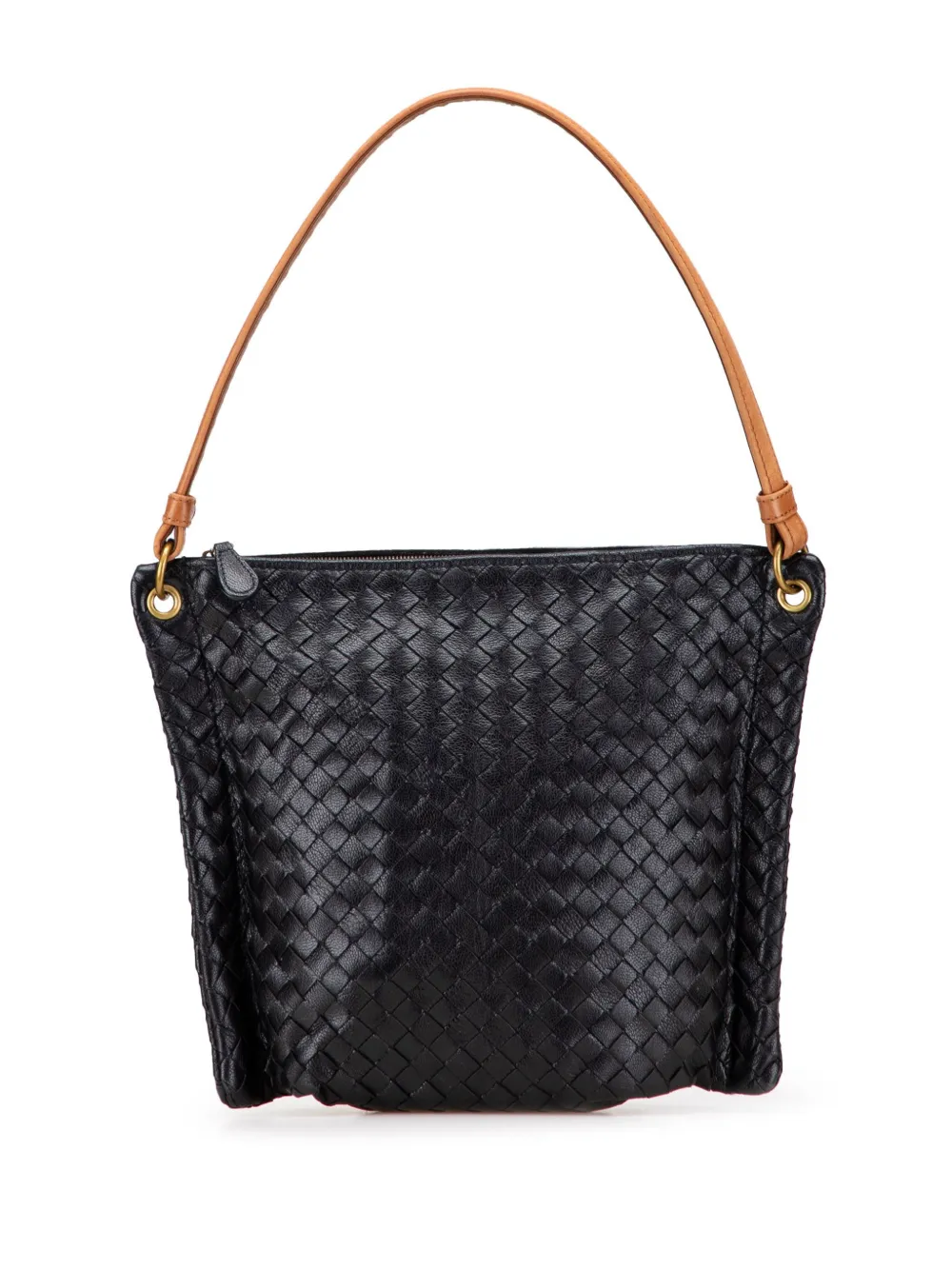 Bottega Veneta Pre-Owned 2008 Nappa Intrecciato shoulder bag - ブラック Bottega Veneta Pre-Owned 2008 Nappa Intrecciato shoulder bag - ブラック