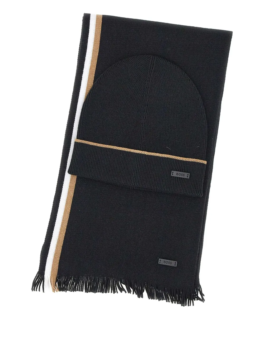 BOSS stripe-detail hat set | Image 2