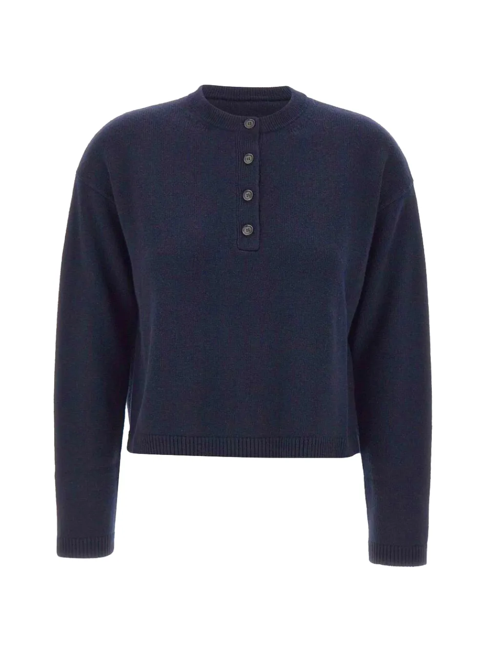 'S Max Mara London half-buttoned sweater - Nero