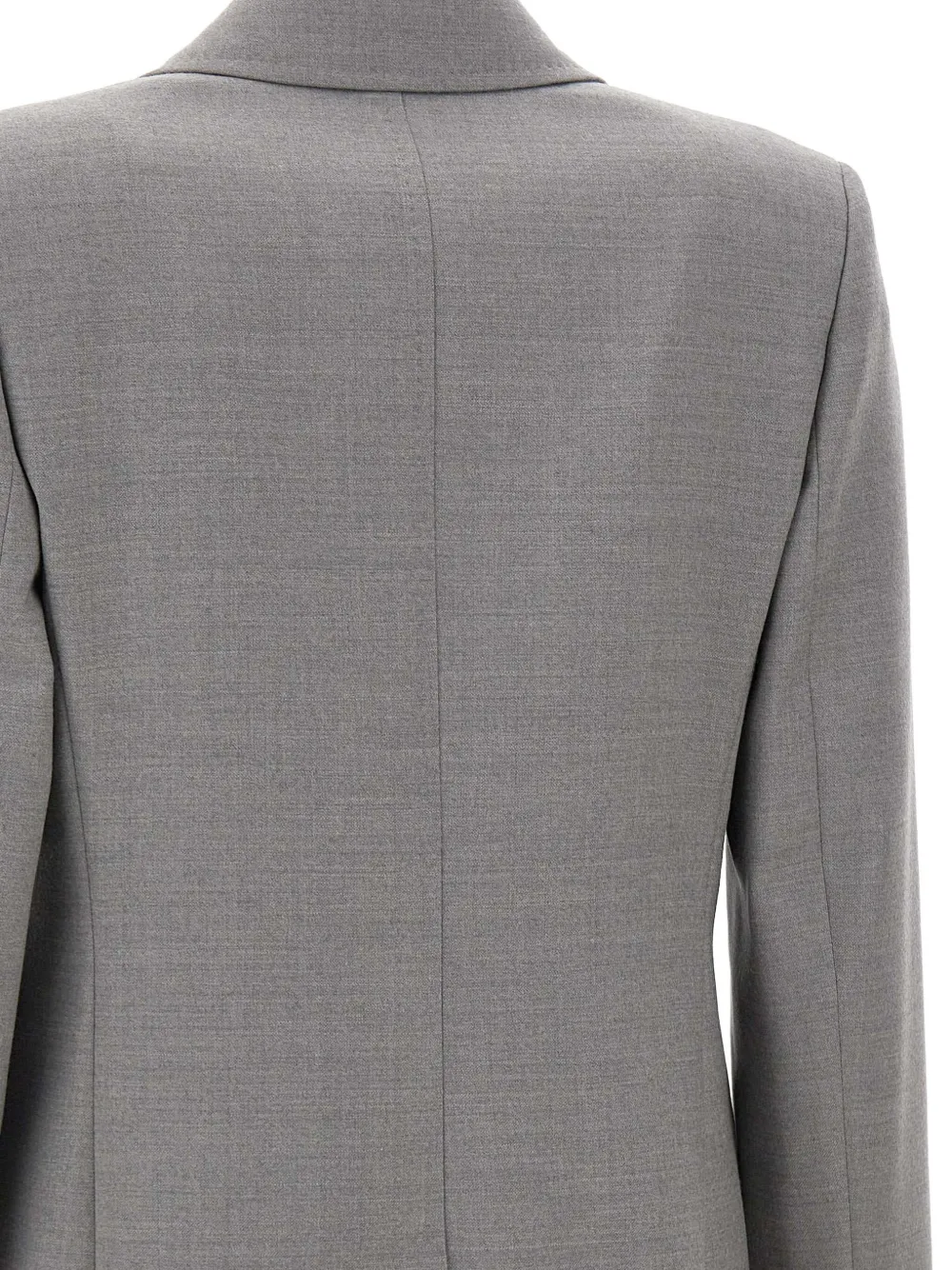 Max Mara Bolsena Single-breasted Blazer In Gray