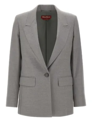 Emporio Armani ヘリンボーン ダブルジャケット | グレー | FARFETCH JP