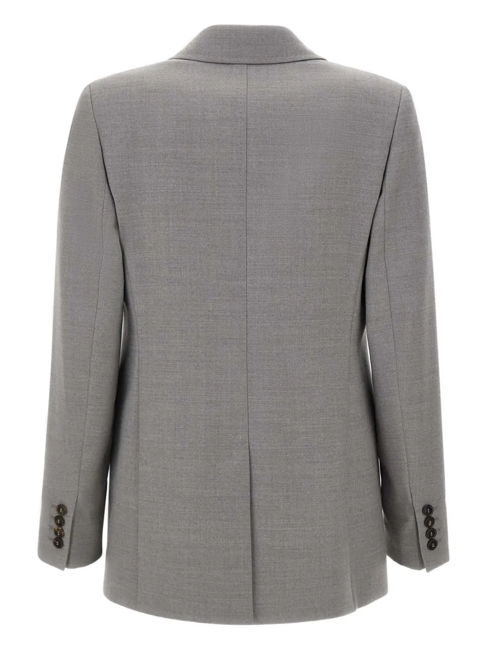 Max Mara Bolsena Single-breasted Blazer In Gray