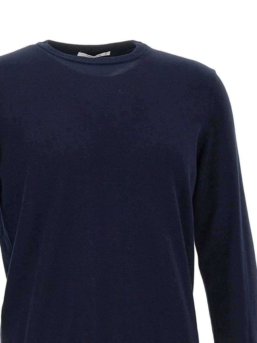 Kangra Cashmere Elbow Patch Sweater In Blue