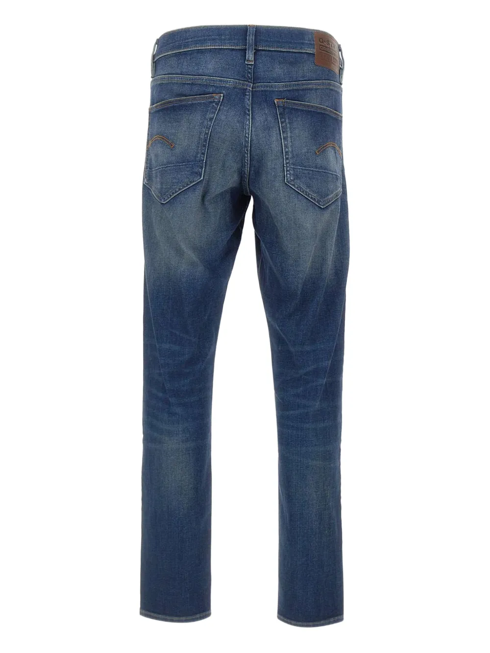 G-star Raw Logo Patch Jeans In Blue