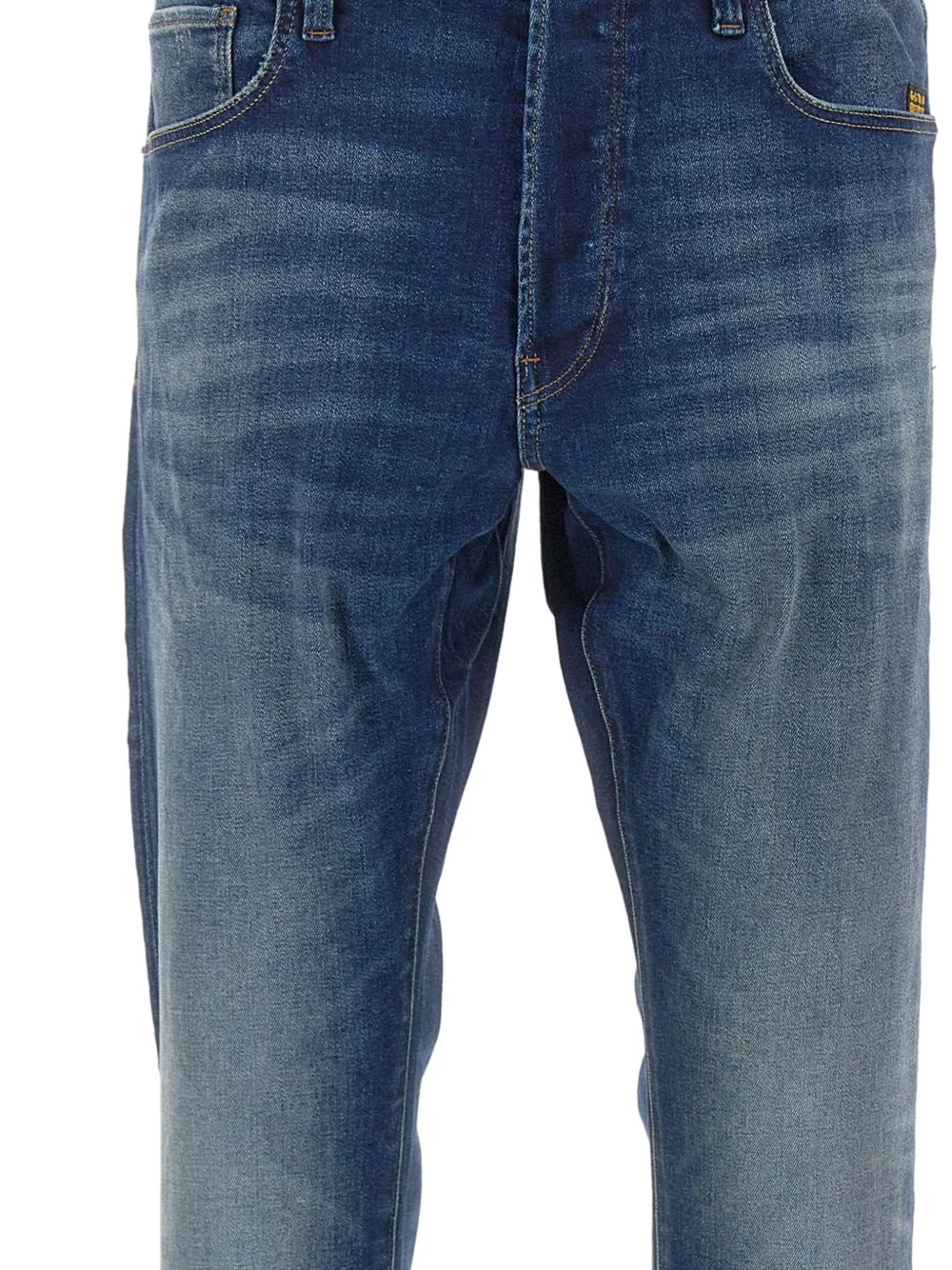 G-star Raw Logo Patch Jeans In Blue