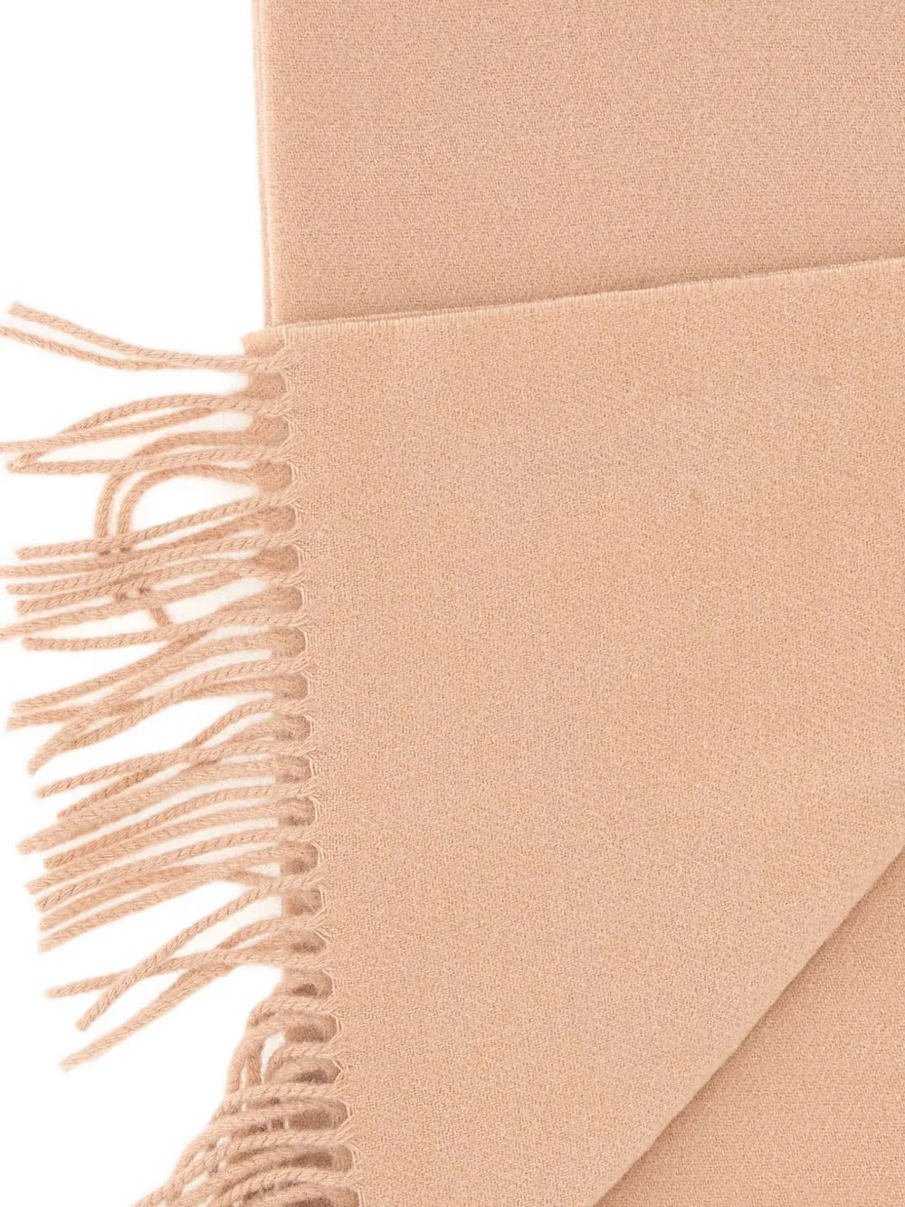 Vivienne Westwood Fringed Logo-embroidered Scarf In Neutral