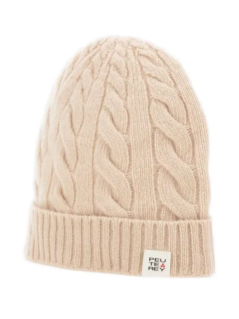 Peuterey Annecy cable-knit beanie hat