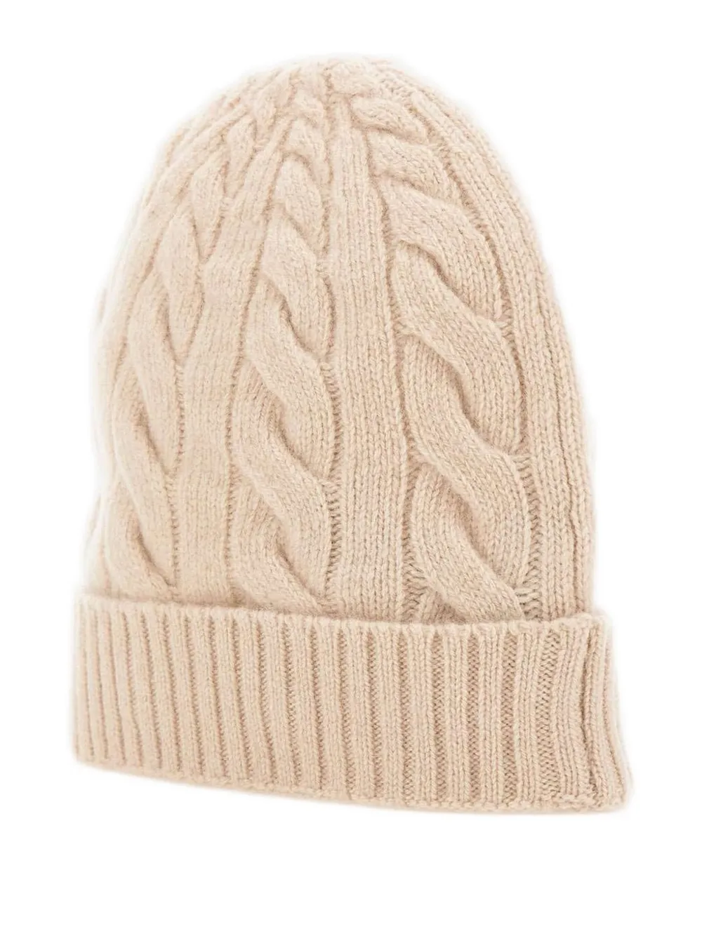 Peuterey Annecy kabelgebreide muts - Beige