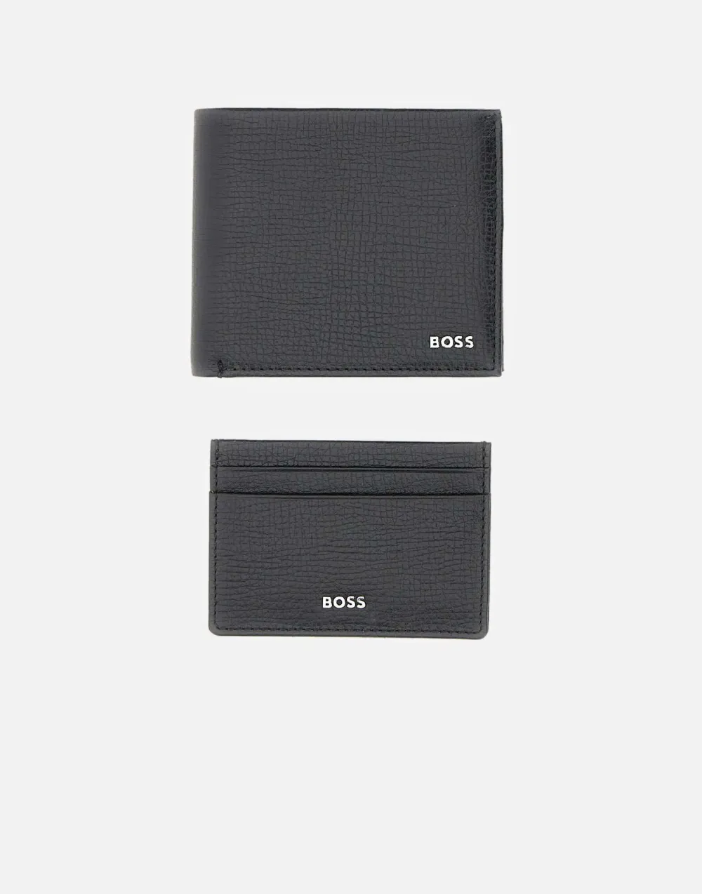 Hugo Boss Leather Wallet In Black