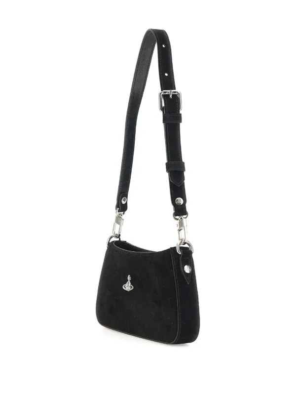 Vivienne Westwood Tasha Leather Shoulder Bag | Black | FARFETCH