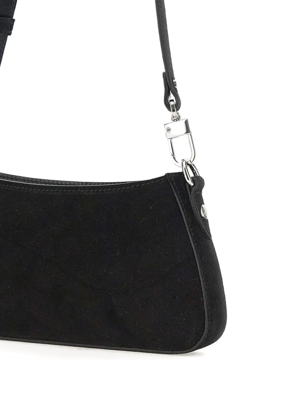Vivienne Westwood Tasha Shoulder Phone Bag Leather Black In Black