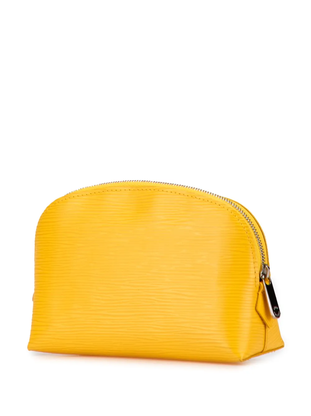 Pre-owned Louis Vuitton 2010-2025 Epi Cosmetic Pouch In Yellow