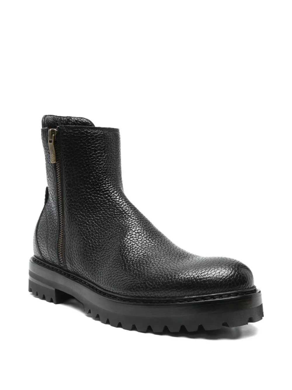 Silvano Sassetti textured ankle boots | Biker Boots | Image 2
