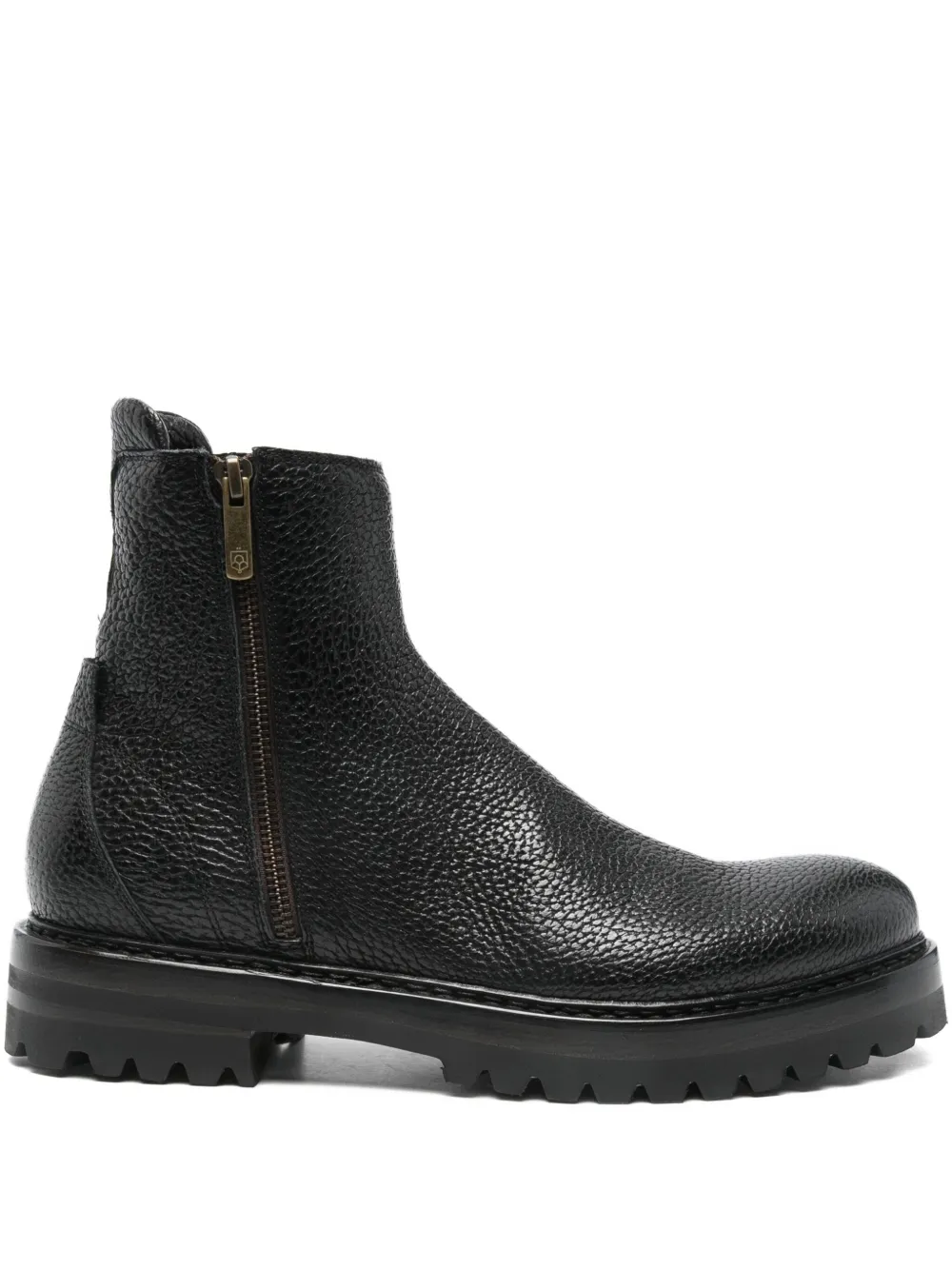 Silvano Sassetti textured ankle boots | Black | Image 1