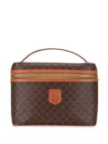 Celine Pre-Owned 1999 Macadam Coated Canvas vanity bag - Brown