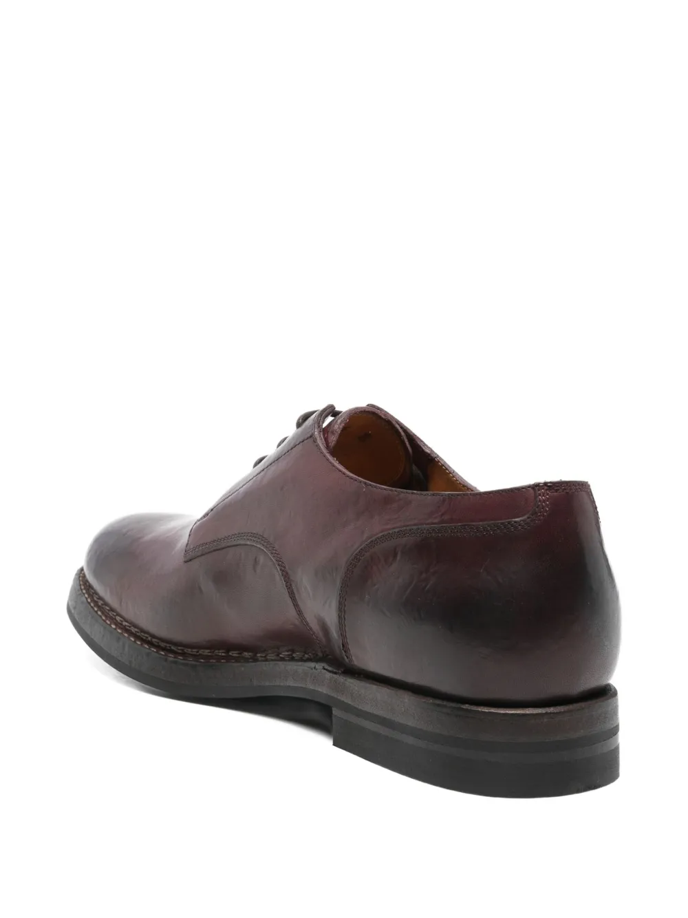 Silvano Sassetti Leren derby schoenen Bruin