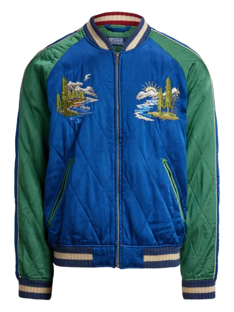 Polo Ralph Lauren embroidered quilted jacket