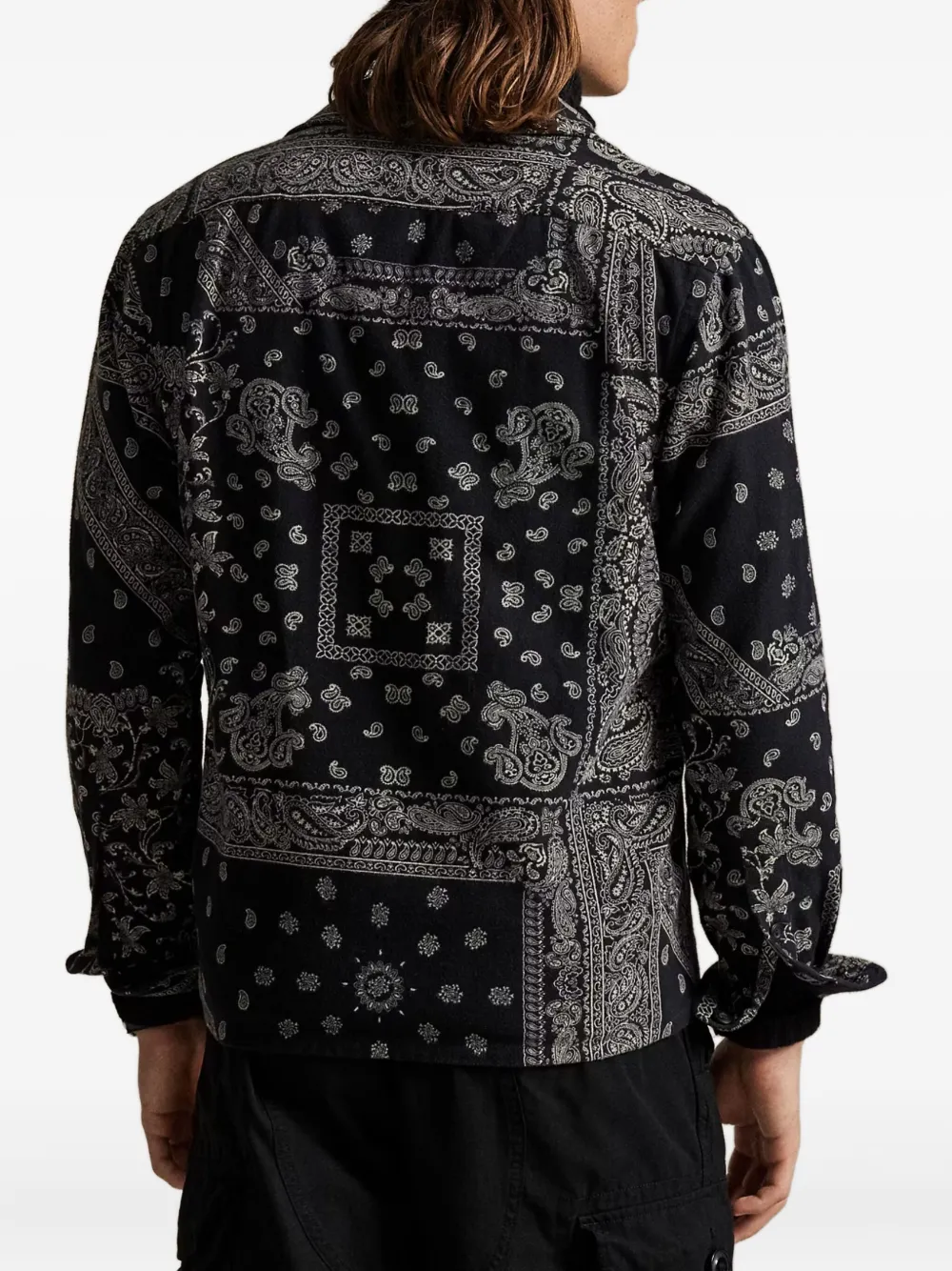 Polo Ralph Lauren Overhemd met zak Zwart