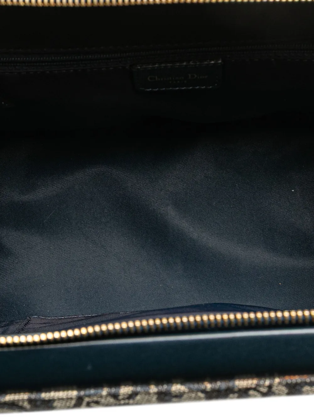 Pre-owned Dior 2002 Issimo Trotter Canvas Doctors Bag Boston Bag In Blue