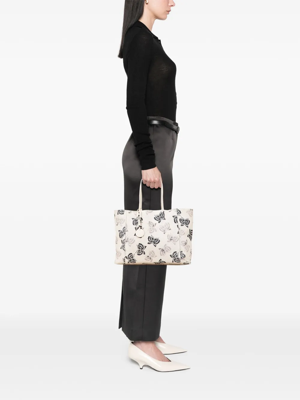 Bottega Veneta Pre-Owned 2012-2025 Nappa Intrecciomirage Butterfly tote bag | Pre-Owned | Image 2