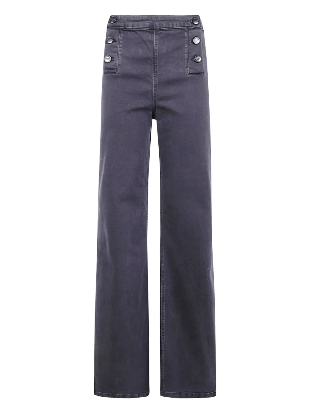 TWINSET button cotton jeans | Black | Image 1