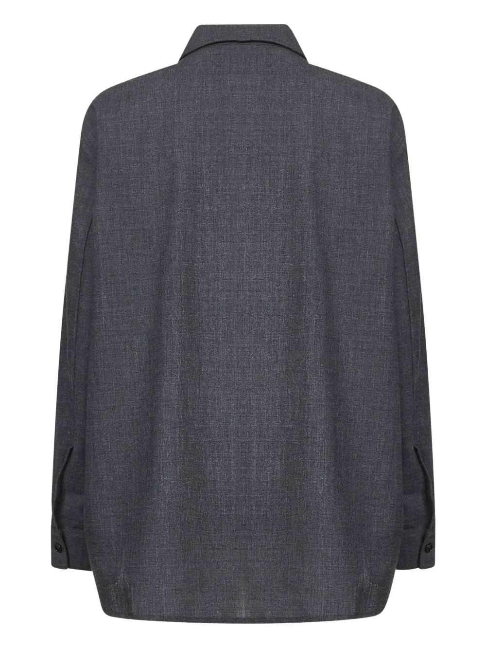 Studio Nicholson wool shirt - Zwart