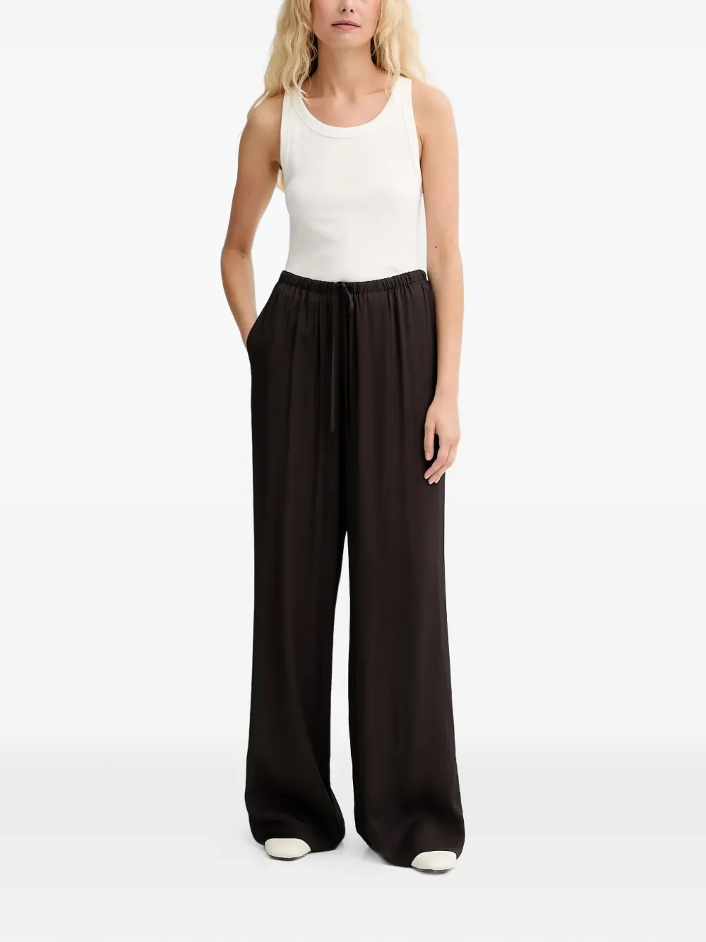 Marc O'Polo drawstring trousers - Bruin