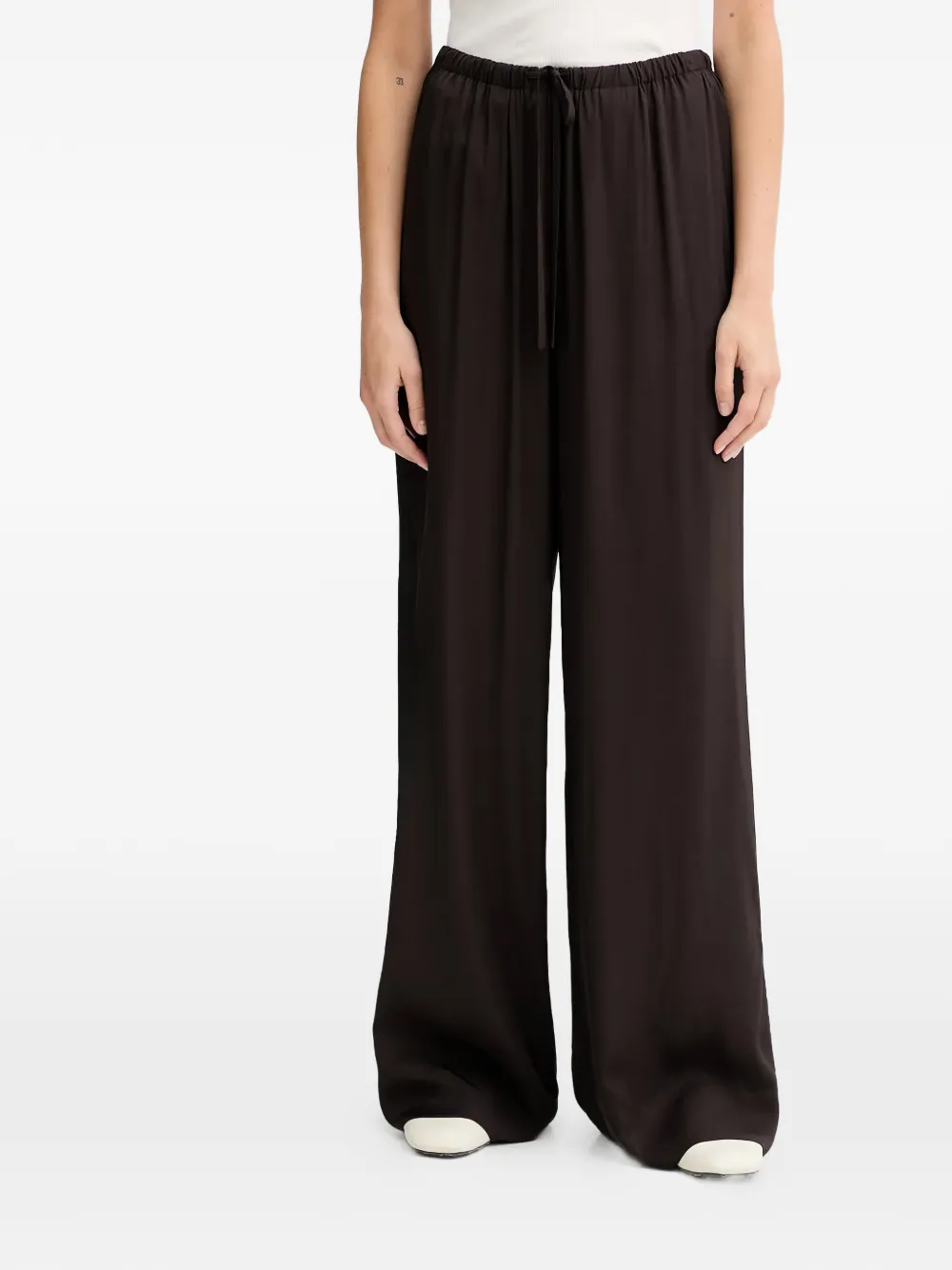 Marc O'polo Drawstring Trousers In Brown
