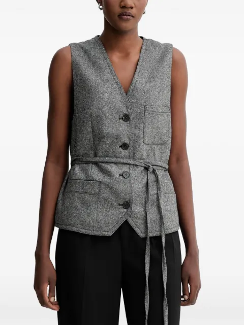 Marc O'Polo button belted waistcoat