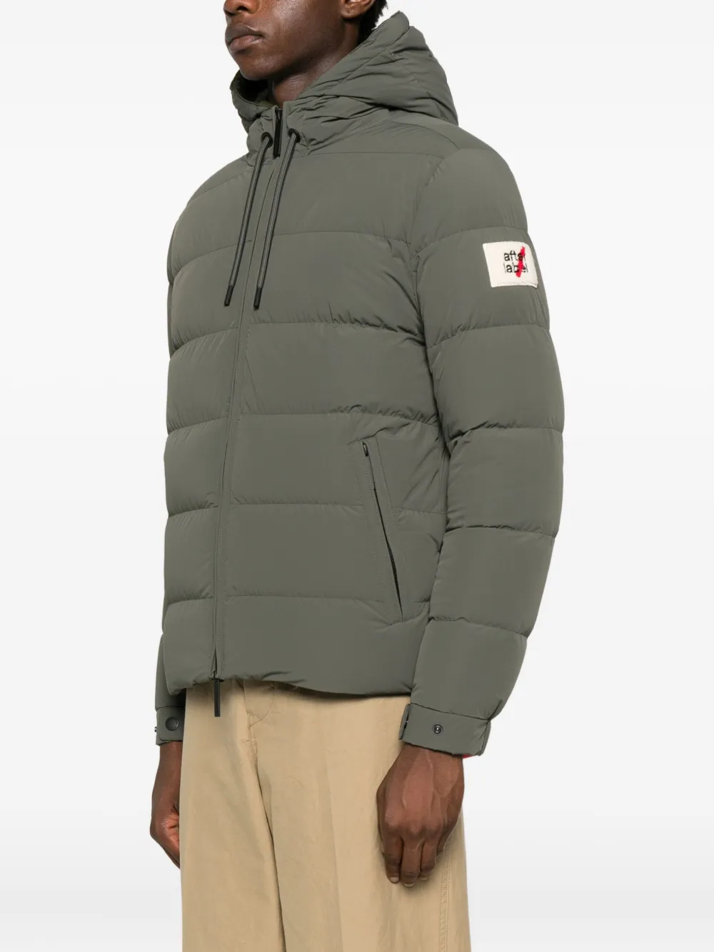 AFTER LABEL Verbier jack met capuchon Groen