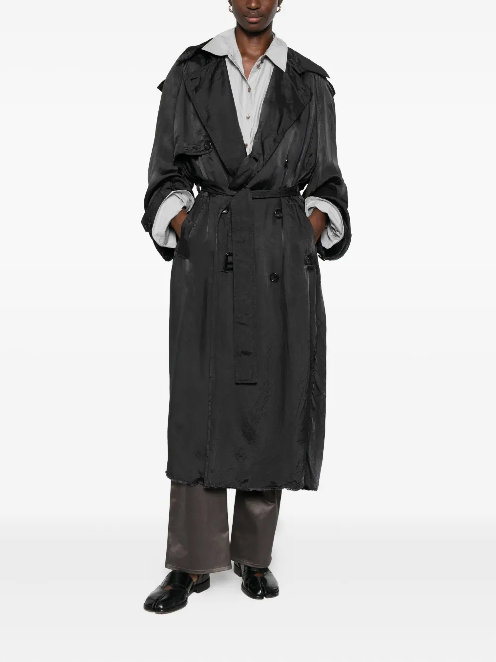 FEDERICO CINA belted double-breasted coat | Double Breasted & Peacoats | Image 2