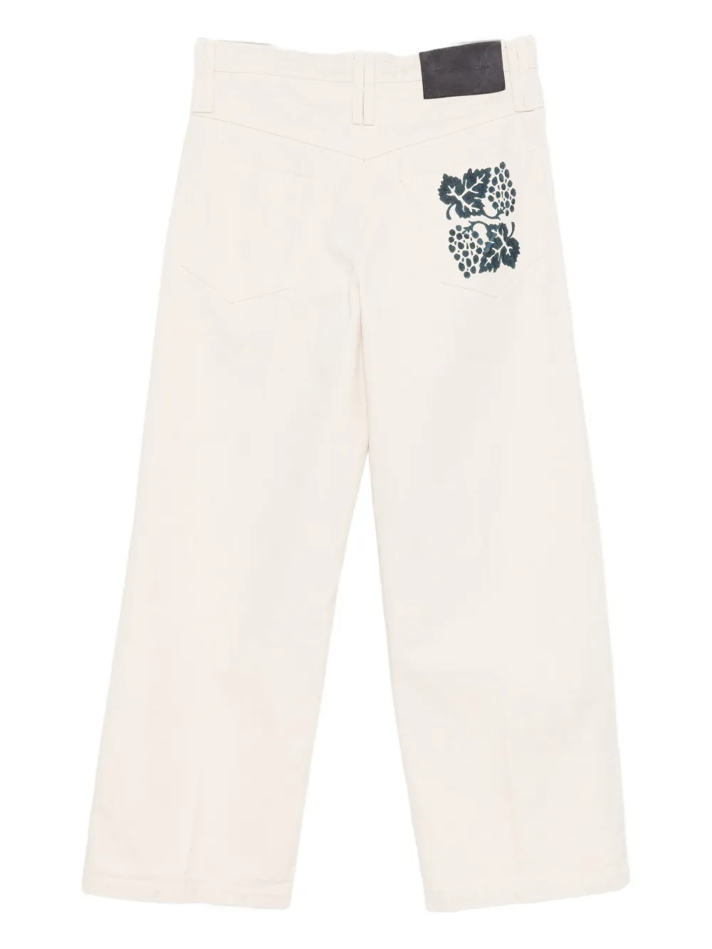 FEDERICO CINA grape-print jeans | Wide-Leg Jeans | Image 2