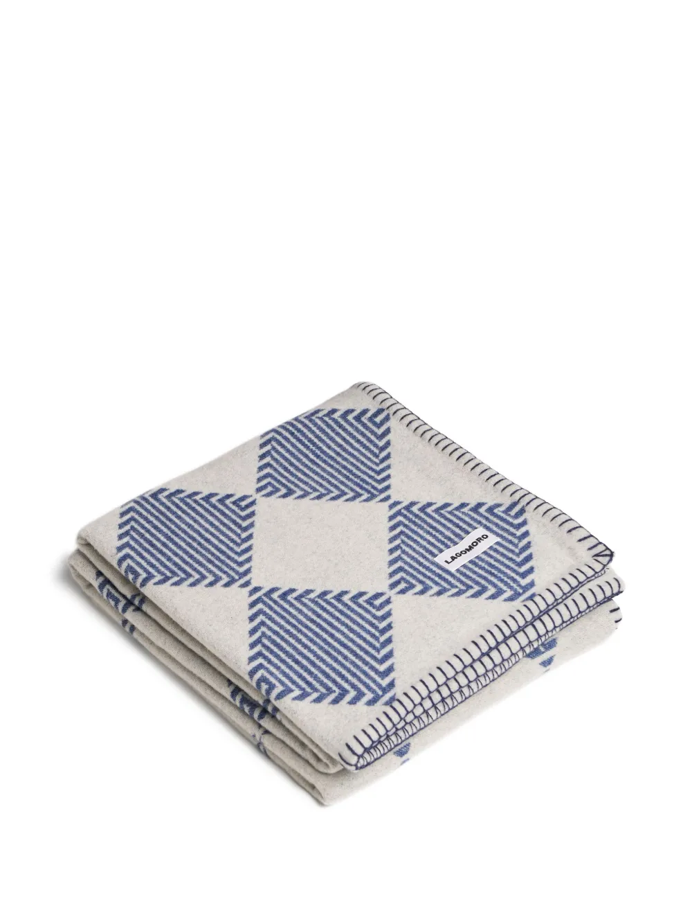 Lagomoro ARGYLE patterned blanket (200cm x 140cm) | Blankets & Throws | Image 2