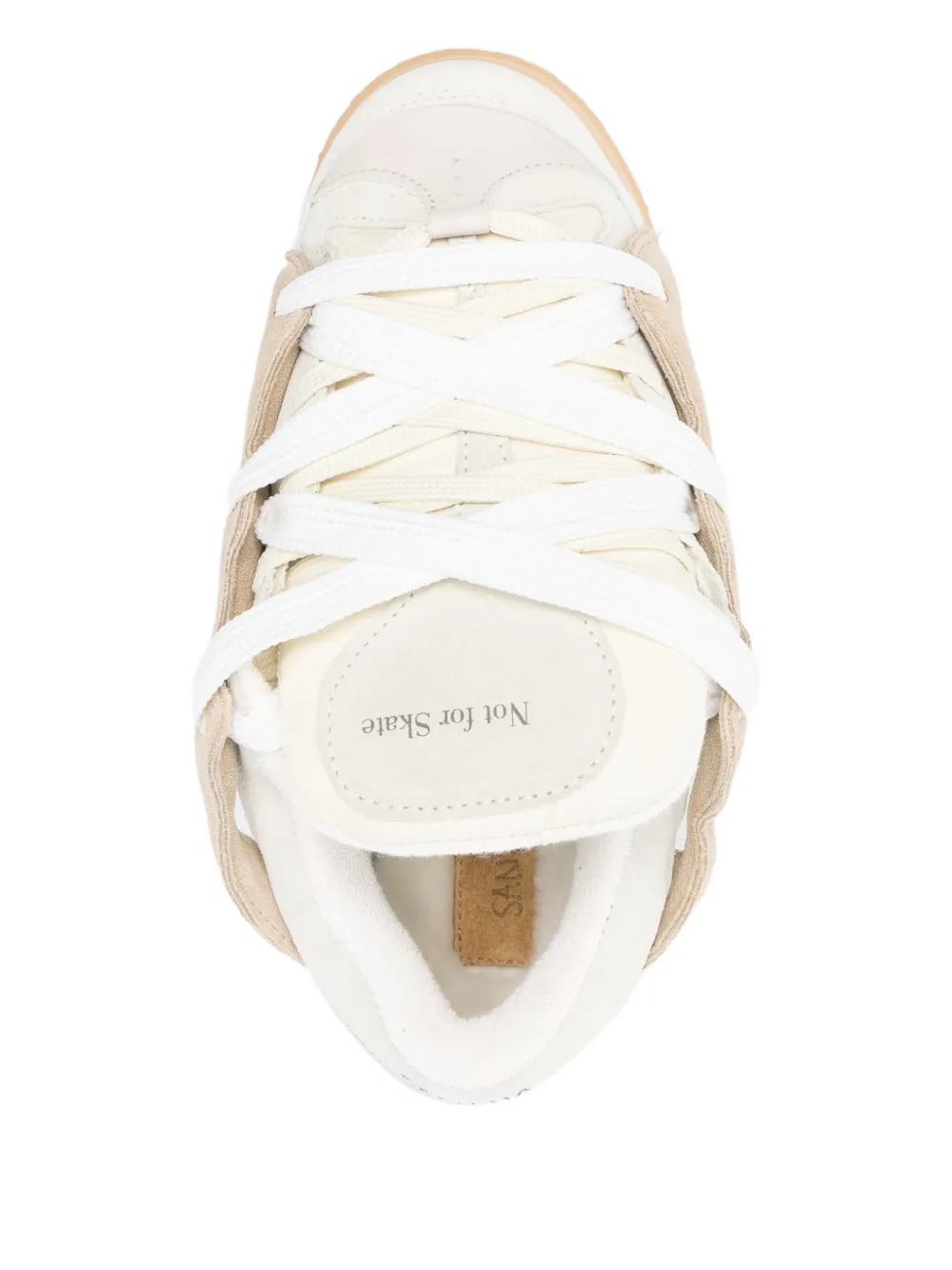 SANTHA suede sneakers Wit