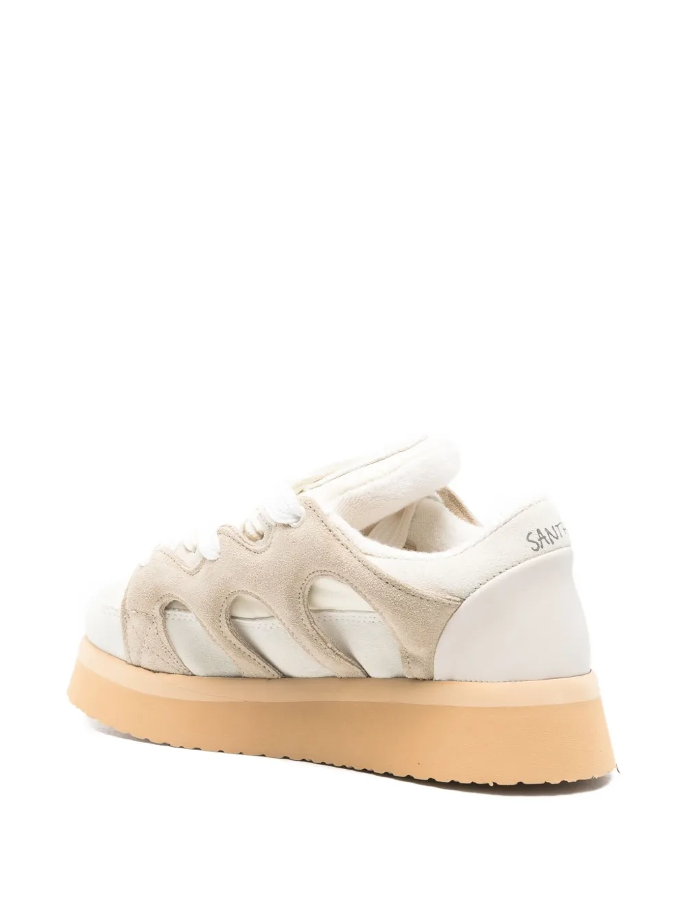 SANTHA suede sneakers Wit