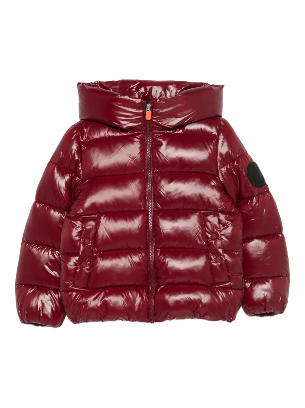 Save The Duck Kids hooded padded jacket | Red | Image 1