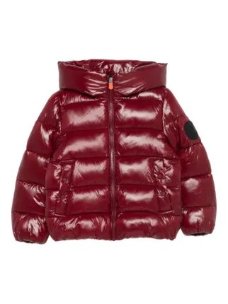 【美品】SAVE THE DUCK ダウンジャケッHOODED レッド Save The Duck Kids Hooded Padded Jacket | Red | FARFETCH