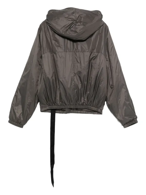 Rick Owens DRKSHDW zip-up Hooded Jacket | Grey | FARFETCH CH