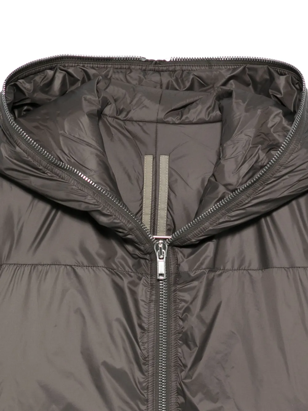 Rick Owens DRKSHDW Jack met capuchon en rits Grijs