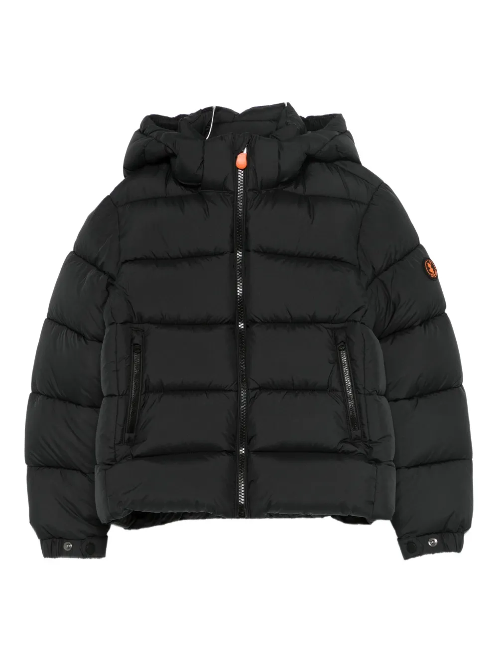 Save The Duck Giubbotto Hooded Jacket In Black