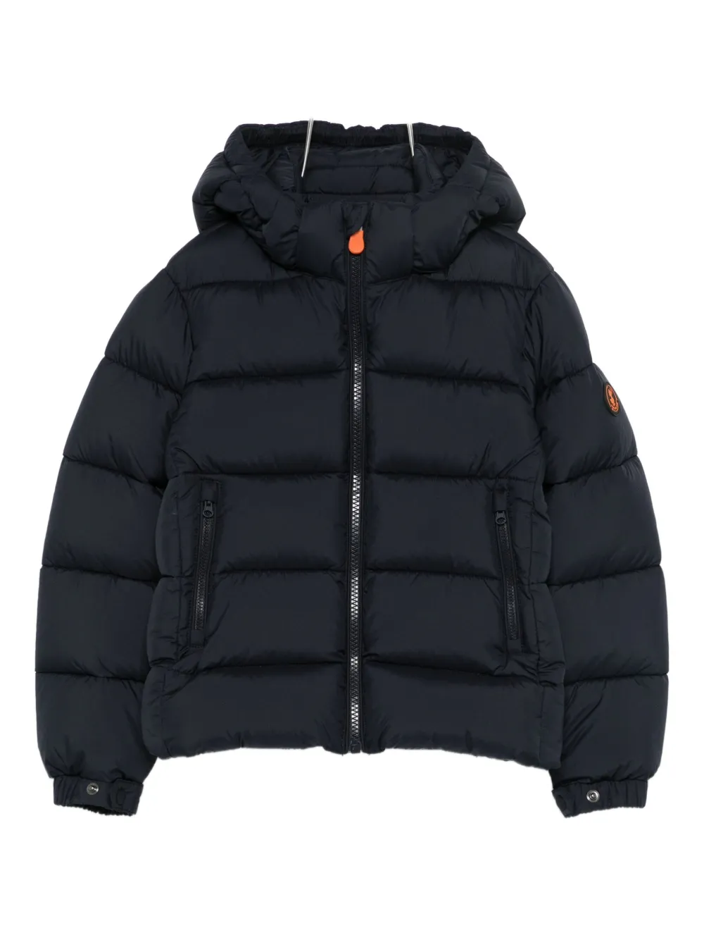 Save The Duck Hooded Padded Jacket In Blue