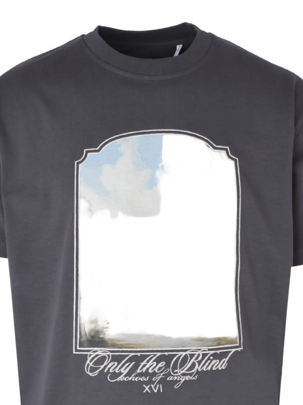 Only The Blind Cotton T-shirt In Gray