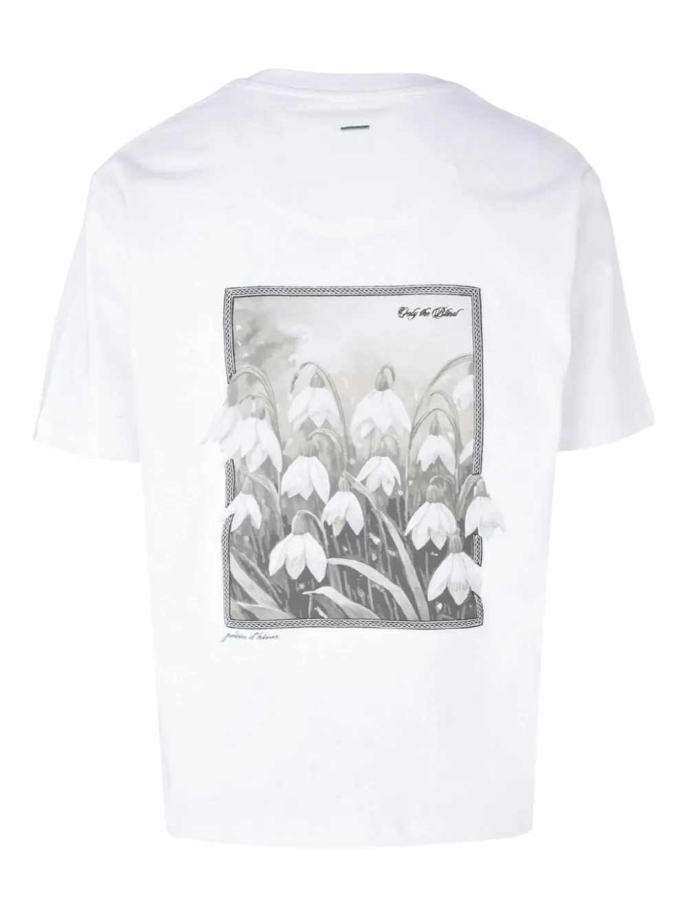 Only the Blind frosted blossom T-shirt - Wit