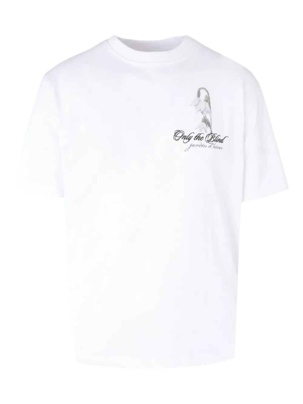 Only the Blind frosted blossom T-shirt | White | Image 1