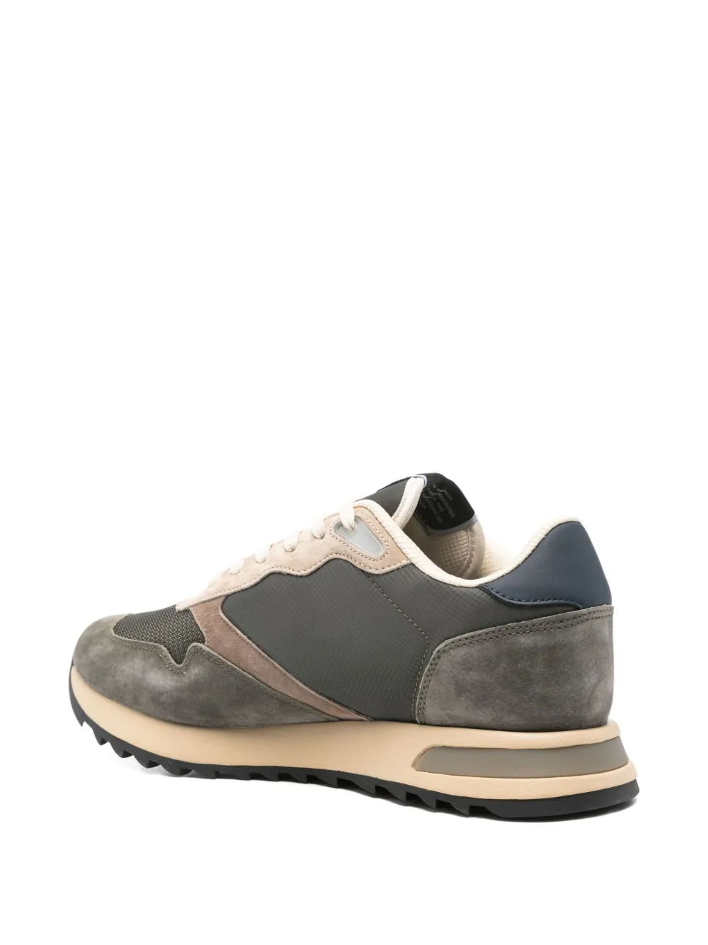 Blauer panelled low-top sneakers Groen