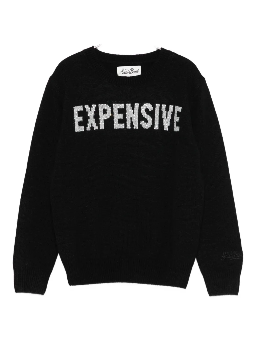 Mc2 Saint Barth Crew-neck Sweater In Black